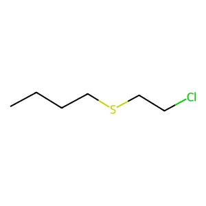 2-氯乙基丁基硫醚 structure