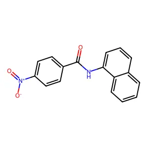 N-(1-Naphthyl)-4-nitrobenzamide structure