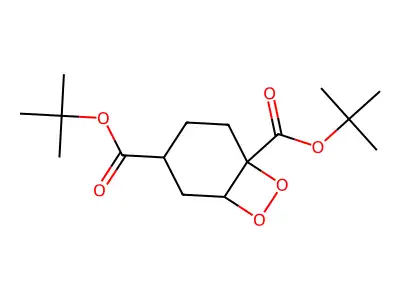 Di-t-butyl peroxy-hexahydro terephthalate structure