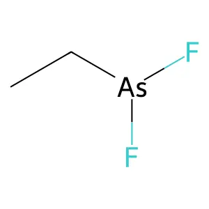 Ethyl difluoroarsine structure