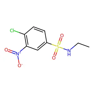 4-chloro-N-ethyl-3-nitrobenzenesulfonamide structure