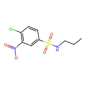 4-chloro-3-nitro-N-propylbenzenesulfonamide structure