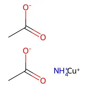 Copper ammonium acetate structure