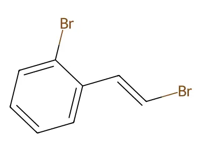 o-Bromo-(2-bromo)vinylbenzene structure