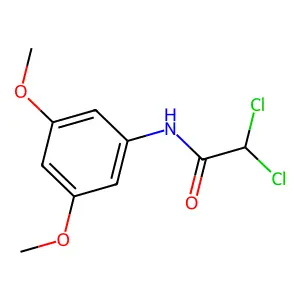 2,2-dichloro-N-(3,5-dimethoxyphenyl)acetamide structure