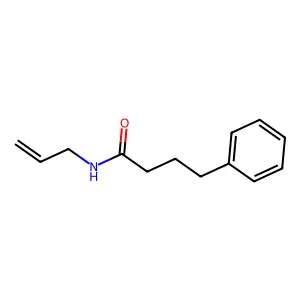 4-phenyl-N-prop-2-enylbutanamide structure