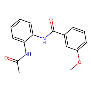 N-(2-acetamidophenyl)-3-methoxybenzamide structure
