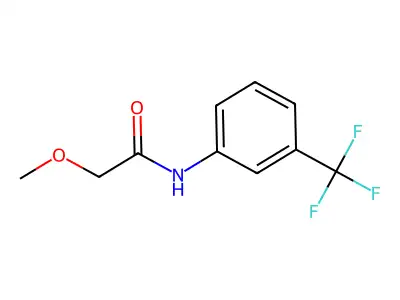 2-methoxy-N-[3-(trifluoromethyl)phenyl]acetamide structure