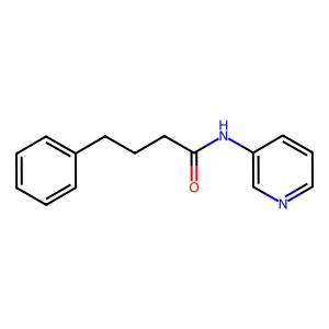 4-phenyl-N-pyridin-3-ylbutanamide structure