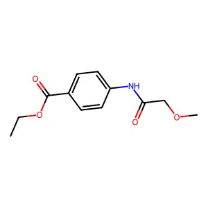 Ethyl 4-[(methoxyacetyl)amino]benzoate structure