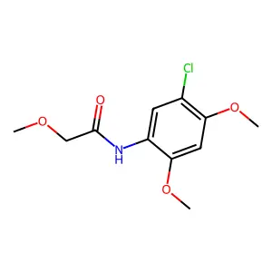 N-(5-chloro-2,4-dimethoxyphenyl)-2-methoxyacetamide structure