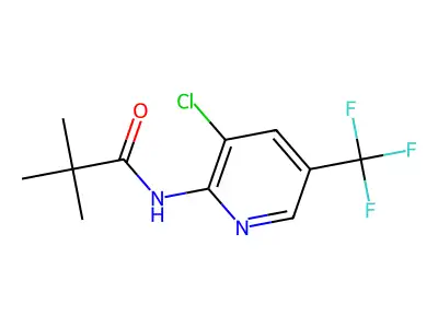 N-(3-Chloro-5-(trifluoromethyl)pyridin-2-yl)pivalamide structure
