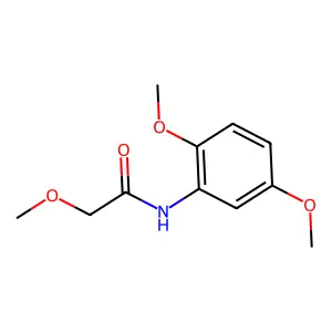N-(2,5-二甲氧基苯基)-2-甲氧基乙酰胺 structure