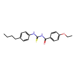N-[(4-butylphenyl)carbamothioyl]-4-ethoxybenzamide structure