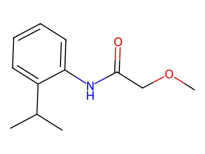 2-methoxy-N-(2-propan-2-ylphenyl)acetamide structure