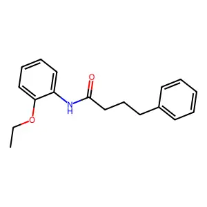 N-(2-ethoxyphenyl)-4-phenylbutanamide structure