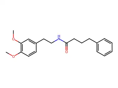 N-[2-(3,4-dimethoxyphenyl)ethyl]-4-phenylbutanamide structure