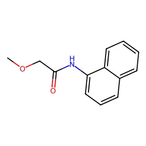 Acetamide, N-(1-naphthyl)-2-methoxy- structure