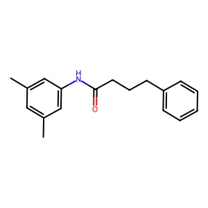 N-(3,5-dimethylphenyl)-4-phenylbutanamide structure