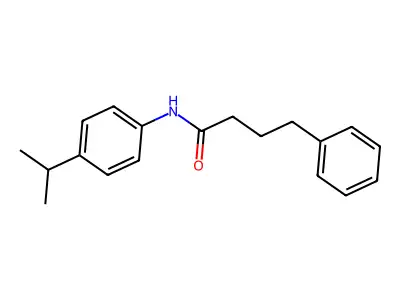 4-phenyl-N-(4-propan-2-ylphenyl)butanamide structure