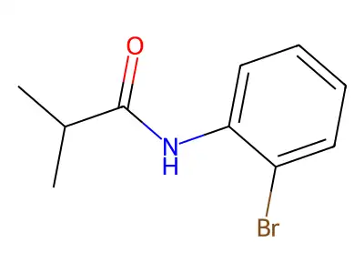 N-(2-bromophenyl)-2-methylpropanamide structure