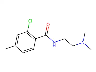 2-chloro-N-[2-(dimethylamino)ethyl]-4-methylbenzamide structure