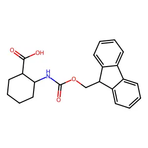 Fmoc-1,2-trans-ACHC-OH structure