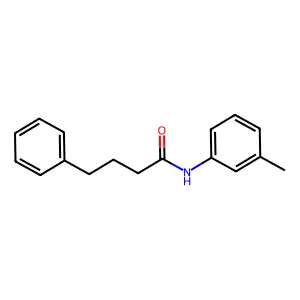 N-(3-methylphenyl)-4-phenylbutanamide structure