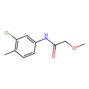 N-(3-chloro-4-methylphenyl)-2-methoxyacetamide structure