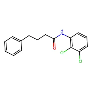 N-(2,3-dichlorophenyl)-4-phenylbutanamide structure