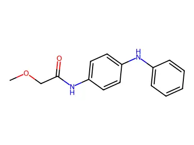 N-(4-anilinophenyl)-2-methoxyacetamide structure