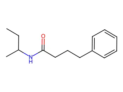 N-(sec-butyl)-4-phenylbutanamide structure