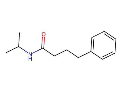 4-phenyl-N-(propan-2-yl)butanamide structure