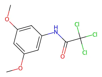 2,2,2-trichloro-N-(3,5-dimethoxyphenyl)acetamide structure