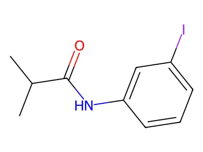Propanamide, N-(3-iodophenyl)-2-methyl- structure