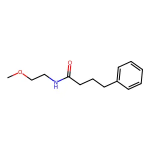 N-(2-methoxyethyl)-4-phenylbutanamide structure