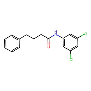 N-(3,5-dichlorophenyl)-4-phenylbutanamide structure