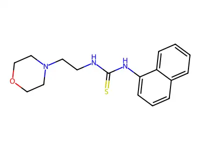 1-(2-Morpholin-4-ylethyl)-3-naphthalen-1-ylthiourea structure