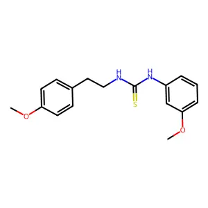 1-(3-Methoxyphenyl)-3-[2-(4-methoxyphenyl)ethyl]thiourea structure