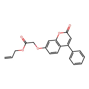 Prop-2-enyl 2-(2-oxo-4-phenylchromen-7-yl)oxyacetate structure