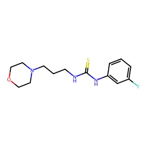 1-(3-Fluorophenyl)-3-[3-(morpholin-4-yl)propyl]thiourea structure