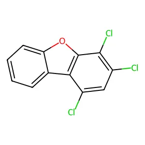 Trichlorodibenzofuran (mixed isomers) structure
