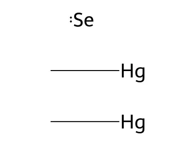 Bis(methylmercuric)selenide structure