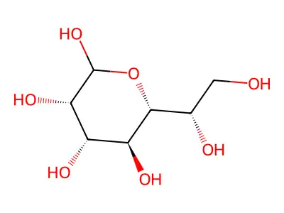 L-glycero-alpha-D-manno-Heptopyranose structure