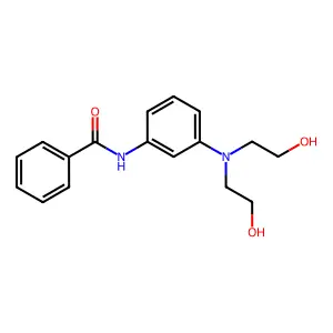 N-(3-(双(2-羟乙基)氨基)苯基)苯甲酰胺 structure