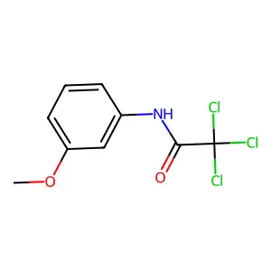 2,2,2-Trichloro-N-(3-methoxyphenyl)acetamide structure