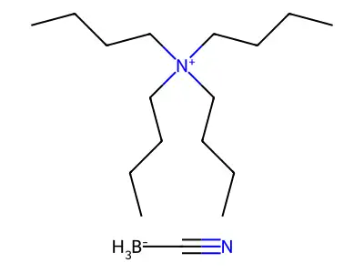 Tetrabutylammonium (cyano-C)trihydroborate structure