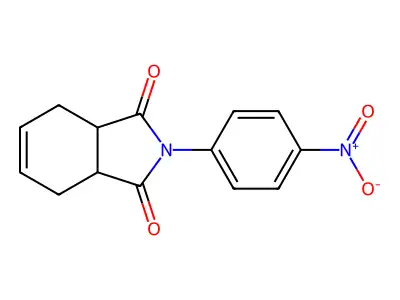 2-(4-Nitrophenyl)-3a,4,7,7a-tetrahydroisoindole-1,3-dione structure