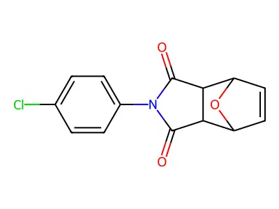 4-(4-Chlorophenyl)-10-oxa-4-azatricyclo[5.2.1.0^{2,6}]dec-8-ene-3,5-dione structure