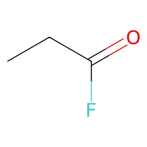Propanoyl fluoride structure